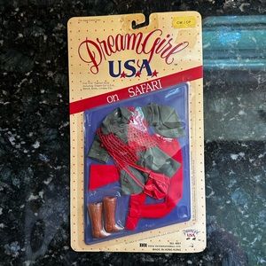 Vintage 1986 dream girl USA Barbie outfit